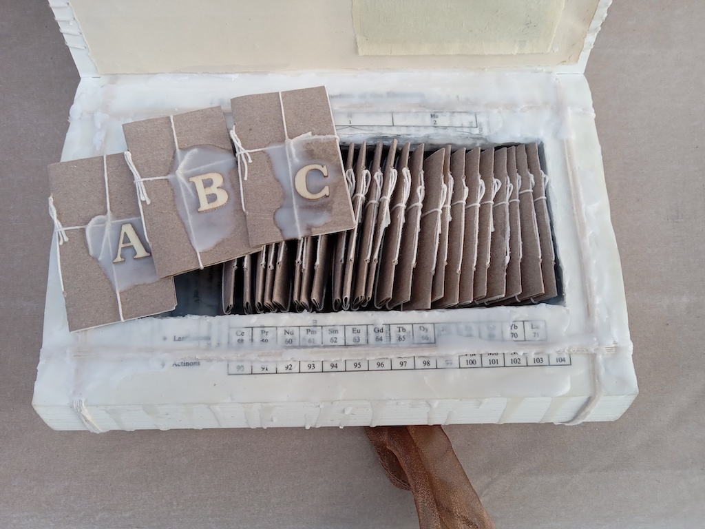 Magdeleine.Ferru_.stack_.of_.letters.05 Artist Book